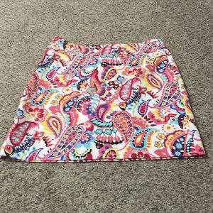 Talbots petite multi colored skirt